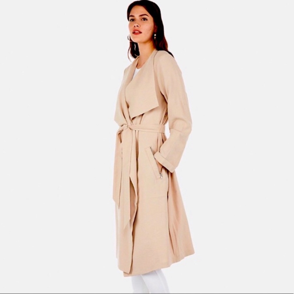 NWOT Express Trench Coat Camel